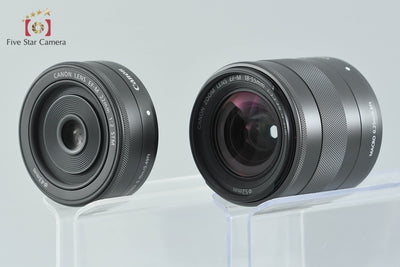 【中古】Canon キヤノン EOS M ダブルレンズキット ブラック