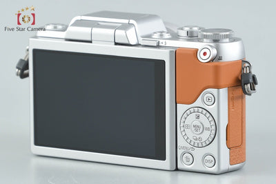 【中古】Panasonic パナソニック LUMIX DMC-GF7 ダブルズームレンズキット ブラウン シャッター回数僅少 元箱付き