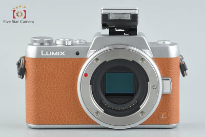 【中古】Panasonic パナソニック LUMIX DMC-GF7 ダブルズームレンズキット ブラウン シャッター回数僅少 元箱付き