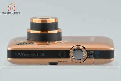 【中古】Canon キヤノン IXY Digital 210 IS ゴールド コンパクトデジタルカメラ