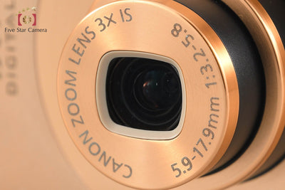 【中古】Canon キヤノン IXY Digital 210 IS ゴールド コンパクトデジタルカメラ