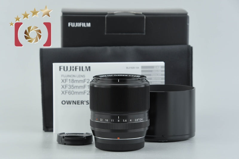 【中古】FUJIFILM 富士フイルム XF 60mm f/2.4 R Macro Aspherical 元箱付き