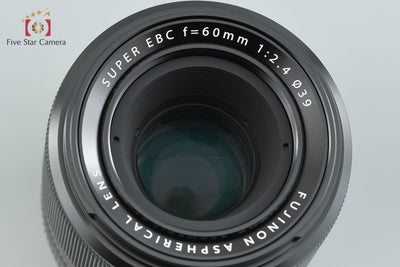【中古】FUJIFILM 富士フイルム XF 60mm f/2.4 R Macro Aspherical 元箱付き