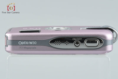 【中古】PENTAX ペンタックス Optio W30 ピンク 防水デジタルカメラ