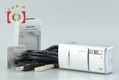 【中古】SANYO 三洋電機 Xacti DSC-J4 シルバー コンパクトデジタルカメラ