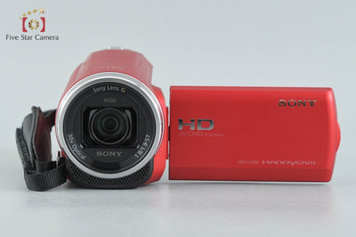 【中古】SONY ソニー ハンディカム HDR-CX680 レッド デジタルビデオカメラ 多言語対応