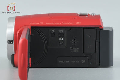 【中古】SONY ソニー ハンディカム HDR-CX680 レッド デジタルビデオカメラ 多言語対応