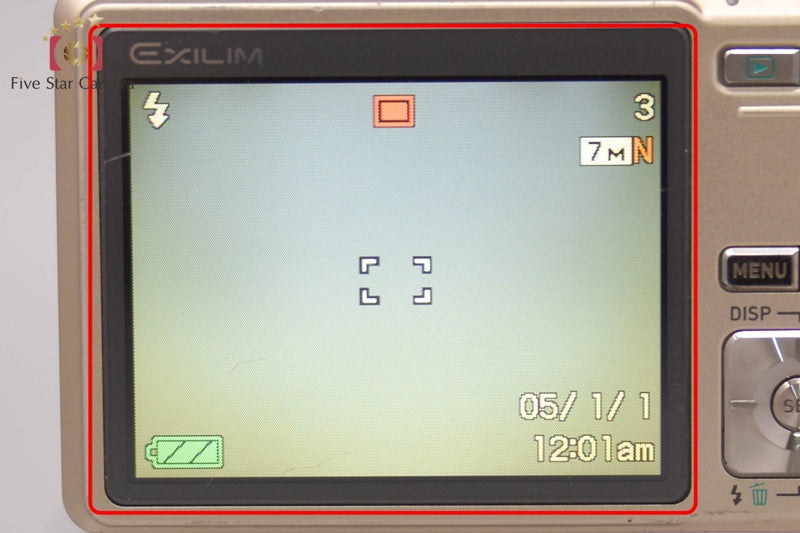 中古】Casio カシオ EXILIM EX-Z700 ゴールド コンパクトデジタル