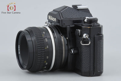 【中古】Nikon ニコン ニュー FM2 後期 ブラック + Ai NIKKOR 50mm f/2 + MF-16 データバック