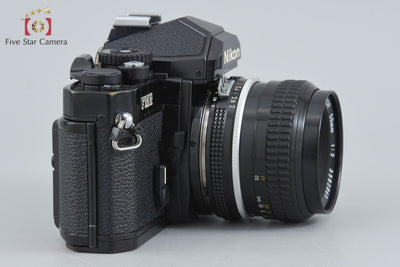 【中古】Nikon ニコン ニュー FM2 後期 ブラック + Ai NIKKOR 50mm f/2 + MF-16 データバック