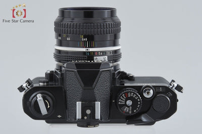 【中古】Nikon ニコン ニュー FM2 後期 ブラック + Ai NIKKOR 50mm f/2 + MF-16 データバック