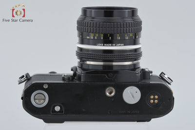【中古】Nikon ニコン ニュー FM2 後期 ブラック + Ai NIKKOR 50mm f/2 + MF-16 データバック