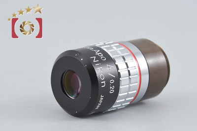 【中古】Nikon ニコン Plan Apo 4x/0.20 160/- 顕微鏡対物レンズ