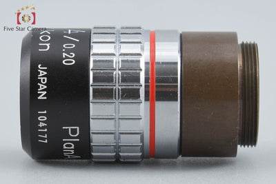 【中古】Nikon ニコン Plan Apo 4x/0.20 160/- 顕微鏡対物レンズ