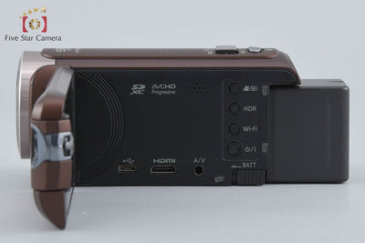 【中古】Panasonic パナソニック HC-W585M ブラウン ビデオカメラ