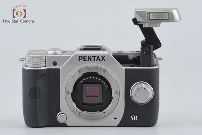 【中古】PENTAX ペンタックス Q10 ズームレンズキット シルバー シャッター回数僅少 元箱付き