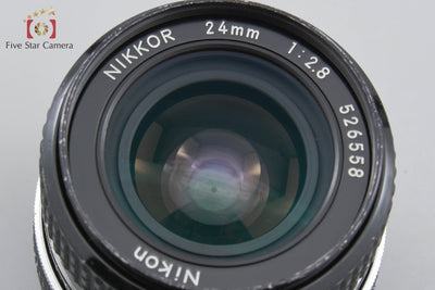 【中古】Nikon ニコン Ai NIKKOR 24mm f/2.8 爪無し