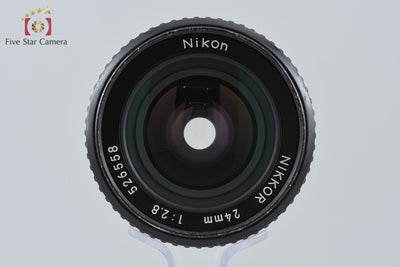 【中古】Nikon ニコン Ai NIKKOR 24mm f/2.8 爪無し