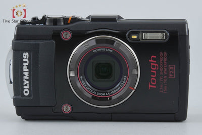 【中古】OLYMPUS オリンパス STYLUS TG-4 Tough ブラック 防水デジタルカメラ シャッター回数僅少