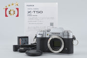 【中古】FUJIFILM 富士フイルム X-T50 シルバー ミラーレス一眼カメラ