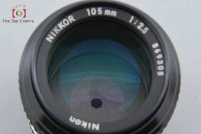 【中古】Nikon ニコン Ai NIKKOR 105mm f/2.5 元箱付き