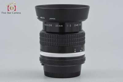 【中古】Nikon ニコン Ai-S NIKKOR 35mm f/2 爪無し