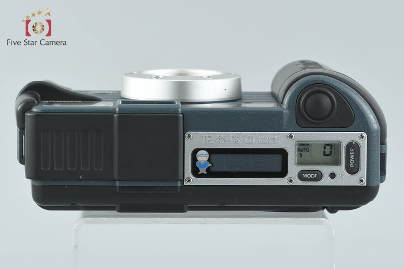 中古】Konica コニカ 現場監督 28WB ブルー コンパクトフィルムカメラ
