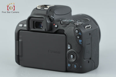 【中古】Canon キヤノン EOS Kiss X9 + EF-S 18-55mm f/3.5-5.6 IS STM + EF-S 55-250mm f/4-5.6 IS II シャッター回数僅少