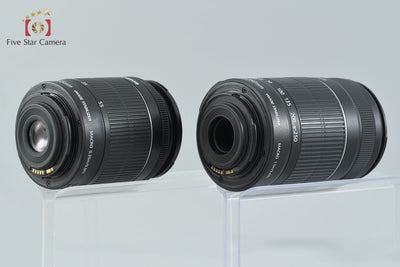 【中古】Canon キヤノン EOS Kiss X9 + EF-S 18-55mm f/3.5-5.6 IS STM + EF-S 55-250mm f/4-5.6 IS II シャッター回数僅少