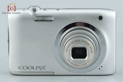 【中古】Nikon ニコン COOLPIX A100 シルバー コンパクトデジタルカメラ 元箱付き