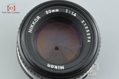 【中古】Nikon ニコン Ai-S NIKKOR 50mm f/1.4 元箱付き