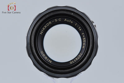 【中古】Nikon ニコン NIKKOR-S.C Auto 50mm f/1.4 Ai改
