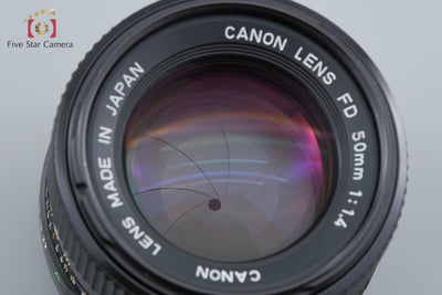 【中古】Canon キヤノン New FD 50mm f/1.4