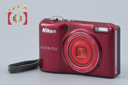 【中古】Nikon ニコン COOLPIX L28 レッド コンパクトデジタルカメラ