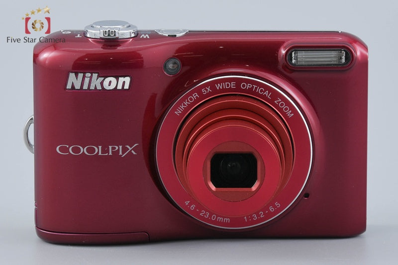 中古】Nikon ニコン COOLPIX L28 レッド コンパクトデジタルカメラ