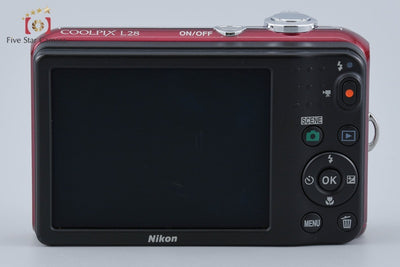 【中古】Nikon ニコン COOLPIX L28 レッド コンパクトデジタルカメラ
