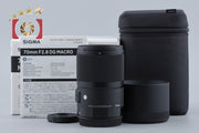 【中古】SIGMA シグマ Art 70mm f/2.8 DG MACRO キヤノン用 元箱付き
