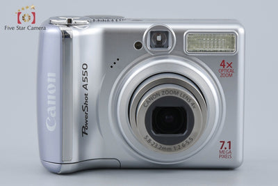 【中古】Canon キヤノン PowerShot A550 コンパクトデジタルカメラ