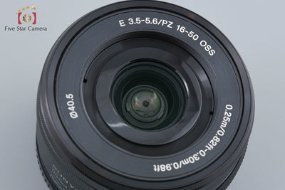 【中古】SONY ソニー E PZ 16-50mm f/3.5-5.6 OSS SELP1650 ブラック