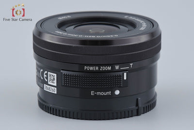 【中古】SONY ソニー E PZ 16-50mm f/3.5-5.6 OSS SELP1650 ブラック