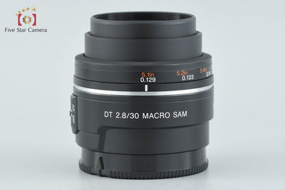 【中古】SONY ソニー DT 30mm f/2.8 MACRO SAM SAL30M28