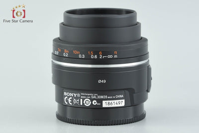 【中古】SONY ソニー DT 30mm f/2.8 MACRO SAM SAL30M28