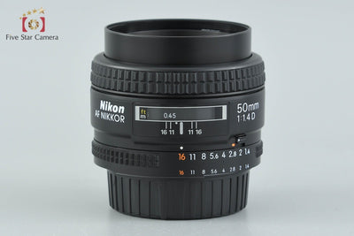 【中古】Nikon ニコン AF NIKKOR 50mm f/1.4 D 元箱付き