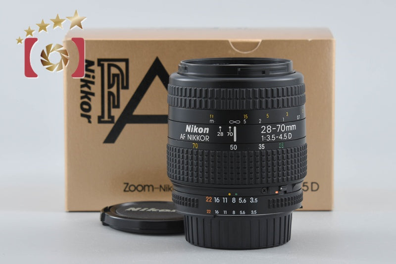 [Used] Nikon AF NIKKOR 28-70mm f/3.5-4.5 D with original box