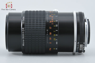 【中古】Nikon ニコン Ai-S MICRO NIKKOR 105mm f/2.8 元箱付き