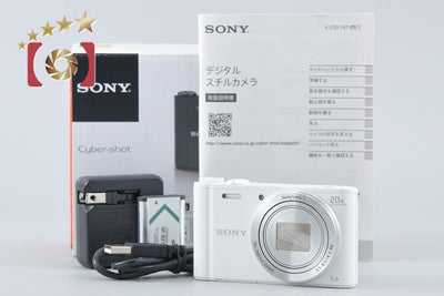 【中古】SONY ソニー Cyber-shot DSC-W350 ホワイト コンパクトデジタルカメラ 元箱付き 多言語対応