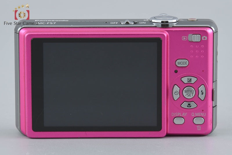 中古】Panasonic パナソニック LUMIX DMC-FS7 ピンク コンパクト