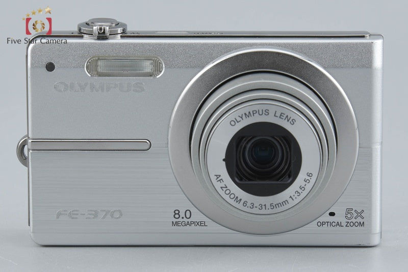 中古】OLYMPUS オリンパス CAMEDIA FE-370 シルバー コンパクト