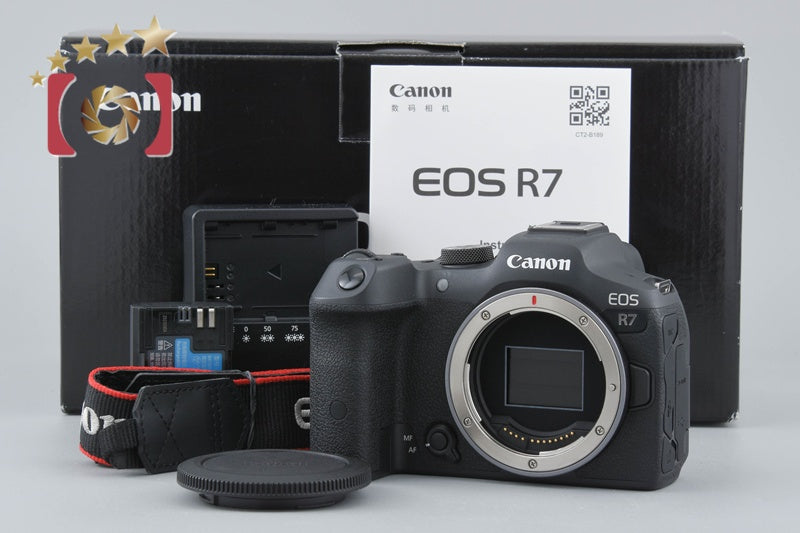 【中古】Canon キヤノン EOS R7 ミラーレス一眼カメラ 元箱付き