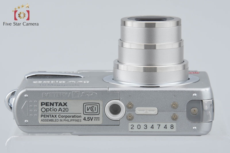 中古】PENTAX ペンタックス Optio A20 シルバー コンパクトデジタル